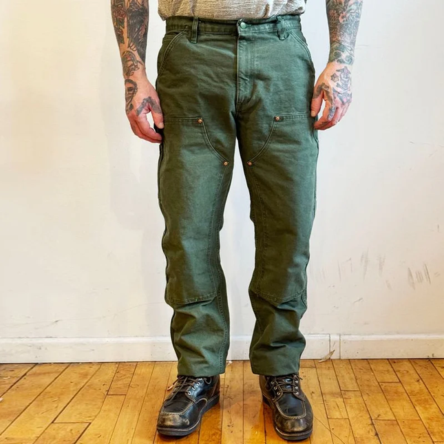 Men's Cotton Cargo Pants | Straight Leg | Multi-Pocket | Solid Color | Casual Outdoor & Workwear | Durable Breathable Fabric | Standard Waist | Relaxed Fit | Everyday Essentials