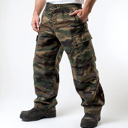 Men's Camouflage Cargo Pants | Summer Fashion | Breathable Fabric | Rugged Style | Functional Pockets | Outdoor Casual Wear