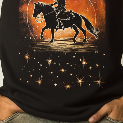 Men's Western Cowboy Style Tank Top | Summer Fashion | Printed Design | Sleeveless | Breathable Material Blend | Unique Trendy Look | Versatile Casual Wear | Perfect with Jeans or Shorts