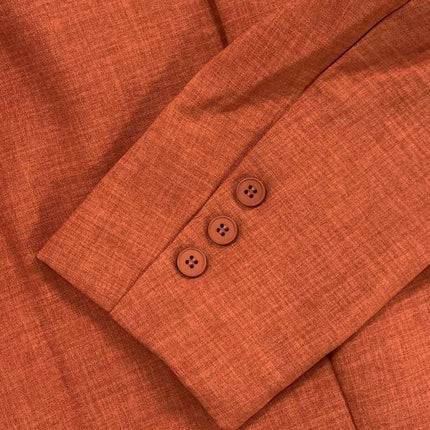 Men's Solid Color Lapel Blazer | Cotton Linen Blend | Classic Fit | Single-Breasted | Versatile for Casual & Formal | Tailored Modern Style | Comfortable Lightweight Outerwear