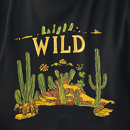 Men's Summer T-Shirt | Western Cowboy Style | Unique Print | Breathable Blended Fabric | Short-Sleeved Casual Tee