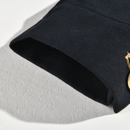 Men's Vintage Lapel Button Jacket | Casual Solid Coat | Long Sleeves | Polyester Cotton Blend | Versatile Outerwear | Lightweight | Retro Style for All Seasons | Sizes S-3XL | Classic Sophistication