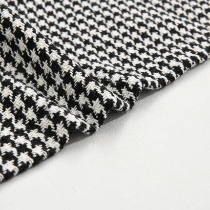 Men's Houndstooth Shirt Jacket | Vintage Lapel Design | Single Breasted Closure | Classic Outerwear | Versatile Layering | Stylish and Practical | Casual & Semi-Formal Wear | Comfortable Fit | Functional Pockets