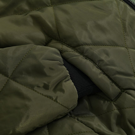 Men's Thermal Jacket | Padded Stand Collar | Solid Color | Warm Insulated Outerwear | Durable Polyester | Stylish Winter Coat | Casual & Formal Wardrobe Essential | With Side Pockets | Elasticized Cuffs