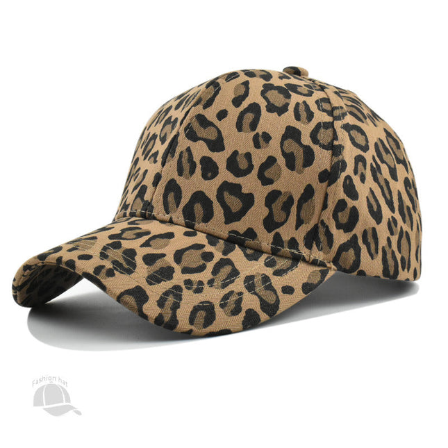 Men's Leopard Print Peaked Cap | Retro Casual Style | Breathable Cotton | Adjustable Fit 54-60cm | Sun Protection | Duckbill Brim | Fashionable Design | Spring & Autumn Wear | Outdoor Sports Hat