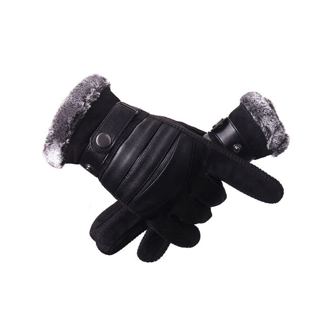 Thick Fleece Warm Gloves | Winter Thermal Insulated Mittens | Soft & Cozy Lining | Cold Weather Protection | Unisex Design | Ideal for Outdoor Activities