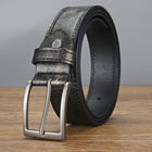 Men's PU Leather Belt | Retro Style | Classic Pin Buckle | Versatile Design | Adjustable Fit | Multiple Sizes | Durable Finish | Black Brown Tan | Modern Wardrobe Essential