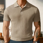 Men's Summer Business Polo Shirt | Solid Color | Knitted Fabric | Lightweight & Stretchable | Classic Polo Collar | Short Sleeves | Variety of Colors | Sizes S-3XL | Ideal for Business Casual | Comfortable & Stylish