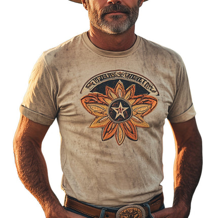Men's Summer Retro T-Shirt | Crew Neck | Vintage Prints | Short Sleeve | Soft Breathable Cotton Blend | Variety of '70s & '80s Inspired Designs | Casual Wear | Sizes S-3XL | Comfortable & Stylish