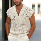 Men's Summer Tank Top | Breathable Mesh | Solid Color | V Neck | Moisture-Wicking | Athletic Casual Wear | Regular Fit | Sizes S-3XL | Stay Cool & Comfortable