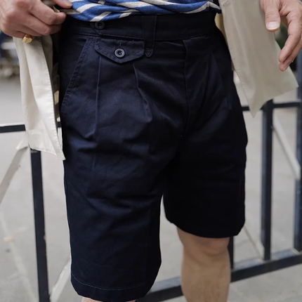 Men's Solid Color Suit Shorts | Straight Fit | Mid Waist | Formal & Casual Wear | Versatile Summer Shorts | Comfortable Breathable Fabric | Multiple Sizes Available | Classic Minimalist Design