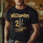 Men's Summer Western Cowboy Style T-Shirt | Printed Blended Short Sleeves | Breathable Comfort | Relaxed Fit