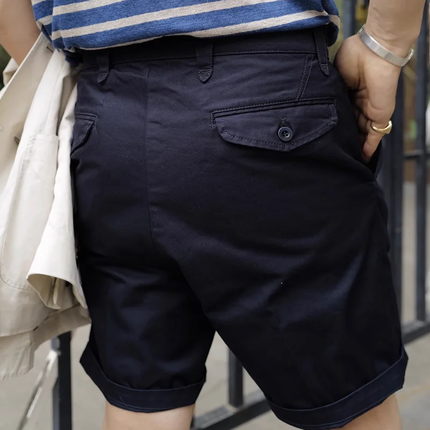 Men's Solid Color Suit Shorts | Straight Fit | Mid Waist | Formal & Casual Wear | Versatile Summer Shorts | Comfortable Breathable Fabric | Multiple Sizes Available | Classic Minimalist Design