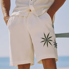 Men's Breathable Summer Shorts | Elegant Embroidery Design | Lightweight Comfort | Versatile Style | Fashionable Warm Weather Essential
