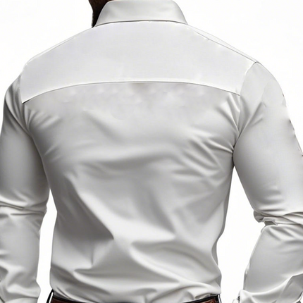 Men's Western Style Shirt | Embroidered Slim Fit | Classic American Design | Long Sleeve Cotton | High-Quality Fabric | Versatile for Casual & Semi-Formal Occasions | Timeless Americana Fashion
