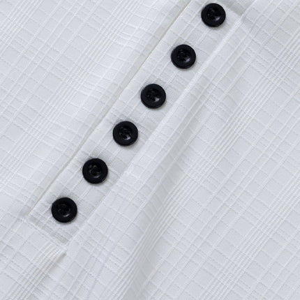 Men's Short Sleeve Solid Color T-Shirt | Casual Pullover with Button Detail | Comfortable Cotton Blend | Modern Fit | Versatile Wardrobe Essential | Stylish Neckline | Ideal for Warm Weather | MTA0625E4X