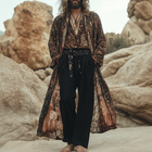Men's Vintage Graphic Long Sleeve Cardigan | Retro Loose Fit Outerwear | Soft Breathable Fabric | Eye-Catching Design | Perfect for Layering | Casual Fashionable Style | Open Front | Versatile Sizes