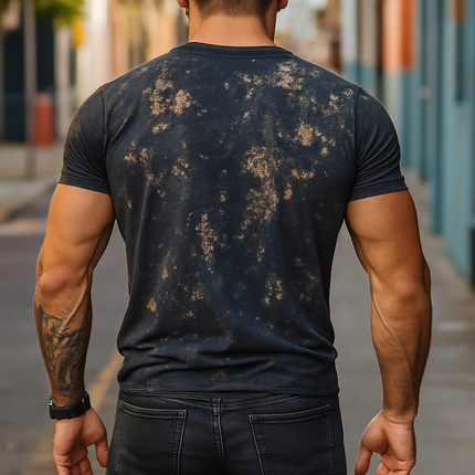 Men's Retro Sun Graphic T-Shirt | Short Sleeve | Round Neck | Breathable Polyester | Casual Wear | Sizes S-3XL | Nostalgic Style | Summer Essential | Versatile Design | Comfortable Fit