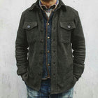Men's Retro Wool Jacket | Double Breasted | Solid Color | Vintage Style | Lapel Collar | Tailored Fit | Long Sleeves | Dual Breast Pockets | High-Quality Warm Fabric | Size S-XXXL
