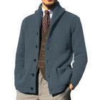 Men's Knit Jacket | Solid Color | Button Closure | Tailored Fit | Elegant Style | Warm & Cozy | Versatile Outerwear for Casual & Formal Occasions