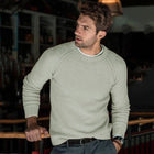 Men's Solid Color Knit Pullover Sweater | Crew Neck Soft Knitwear | Casual Winter Fall Spring | Comfortable Durable Warmth | Versatile Layering Jumper | Gift for Him