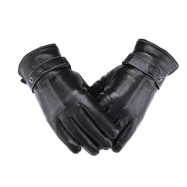 Men's Vintage Leather Motorcycle Gloves | Outdoor Cycling Gloves | Durable & Stylish | Great Grip & Comfort