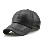 Leather Baseball Cap | Adjustable Fit | Lightweight & Comfortable | Polyester Lining | Modern & Fashionable Design | Suitable for Outdoor Activities | Coffee, Brown, Black