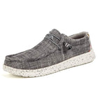 Men's Canvas Loafers | EVA Outsole | Premium Washed Canvas | Elastic Laces | Lightweight Comfort | Rounded Toe Design | Breathable Fabric | Odor-Reducing Insole | Machine Washable | Ideal Casual Shoe