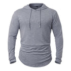 Men's Hoodie | Cotton Blend | Casual Activewear | Outdoor Leisure | Long Sleeve | Kangaroo Pocket | Adjustable Drawstring Hood | Lightweight Insulating | Multiple Colors | Sizes S-XXL