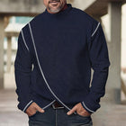 Men's Turtleneck Sweater | Long Sleeve Knitted Pullover | Soft Warm Fabric | Versatile Colors & Sizes | Classic Round Neck | Durable & Stylish | Cozy Winter Wear | Fashionable Top