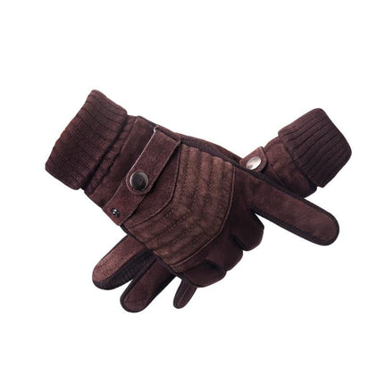 Thick Fleece Warm Gloves | Winter Thermal Insulated Mittens | Soft & Cozy Lining | Cold Weather Protection | Unisex Design | Ideal for Outdoor Activities