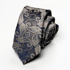 Men's Paisley Cashew Pattern Neck Tie | Stylish Business Casual | Elegant Design for Office & Events | High-Quality Fabric | Versatile Accessory for Men | Timeless Classic Style | Perfect Gift for Fashion-Forward Individuals