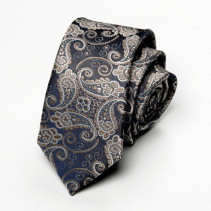 Men's Paisley Cashew Pattern Neck Tie | Stylish Business Casual | Elegant Design for Office & Events | High-Quality Fabric | Versatile Accessory for Men | Timeless Classic Style | Perfect Gift for Fashion-Forward Individuals