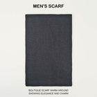 Men's Warm Knit Scarf | Classic Solid Design | High-Quality Fabric | Cozy Winter Accessory | Lightweight & Durable | Generous Size | Easy Care | Versatile Style | Perfect for Layering