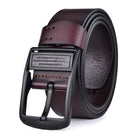 Cowhide Leather Belt | Vintage Style | Unisex | Adjustable Size | Fashion Accessory | Western Design | High Quality | Durable