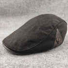 Men's Retro Wool Blend Beret | Timeless Winter Hat | Soft Warm Insulation | Classic Style | Charcoal Gray | Deep Navy | Rich Black | Versatile Fashion Accessory | Comfortable Fit | Ideal for Casual & Semi-Formal Wear