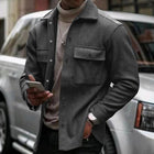 Men's Slim Fit Single Breasted Blazer | Solid Color Lapel | Long Sleeve | Tailored Classic Jacket | Versatile Outerwear for Formal & Casual Occasions | Comfortable & Durable Fabric