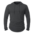 Men's Hoodie | Cotton Blend | Casual Activewear | Outdoor Leisure | Long Sleeve | Kangaroo Pocket | Adjustable Drawstring Hood | Lightweight Insulating | Multiple Colors | Sizes S-XXL