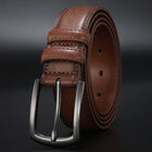Men's Casual Printed Belt | Alloy Square Pin Buckle | Leisure Style