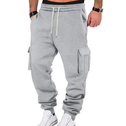 Men's Hooded Sweatshirt and Jogger Pants Set | Relaxed Fit | Adjustable Drawstring Hood | Full-Length Elastic Cuff Joggers | Soft Breathable Cotton Blend | Casual Sportswear Loungewear | Pockets