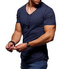 Men's V-Neck T-Shirt | 100% Cotton | Lightweight & Breathable | Casual & Semi-Formal | Solid Colors | Versatile Styling | Everyday Comfort