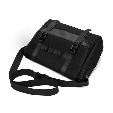 Men's Canvas Shoulder Bag | Vintage Crossbody Satchel | Casual Messenger Bag | Adjustable Strap | Multi-Pocket Design | Travel & Everyday Use