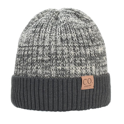 Men's Wool Hat | Double Layer Thick Warm Beanie | Soft Lined | Stretch Fit | Winter Knit Cap | Cold Weather Accessories