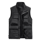 Men's Quick Dry Outdoor Vest | Multi-Pocket Design | Zipper Placket | Stand Collar | Soft Lightweight Material | Ideal for Hiking & Travel | 2022 New Design