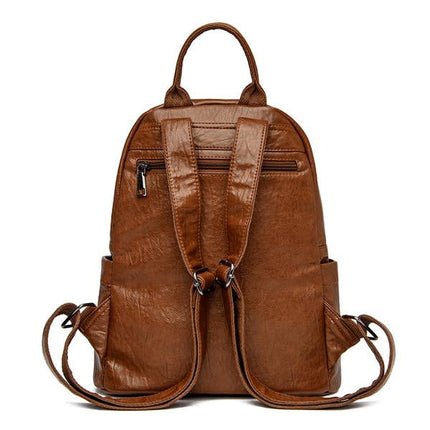 Vintage Soft Leather Backpack | Classic Style | Premium Quality | Unisex | Durable & Stylish Bag | Perfect for Travel, Work & School