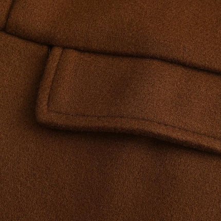 Men's Mid-Length Winter Coat | Fur Collar | Luxury Wool-Blend Fabric | Warm & Stylish | Sizes M-5XL | Elegant Formal & Semi-Formal Outerwear | Tailored Fit | Long Sleeves | Insulating Plush Lining