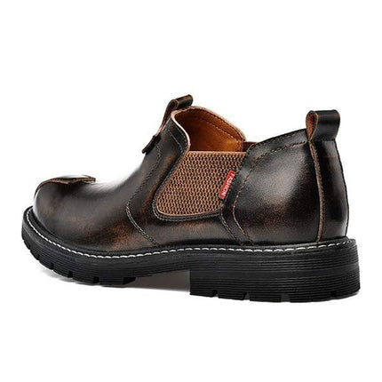 Men's All-Weather Chelsea Boots | Suede Upper | Slip-Resistant Rubber Outsole | Versatile Rugged Style | Elastic Gore with Pull Tabs | Durable Casual Footwear
