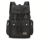 Men's Vintage Canvas Backpack | Large Capacity | Multi-Pocket | Retro Outdoor Design | Durable Heavy-Duty Material | Leather Accents | Adjustable Straps | Travel & Urban Use | Unisex Versatile Bag