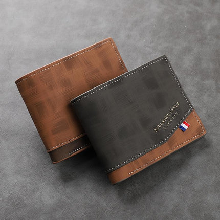 Men's Leather Wallet | Multi-Card Slots | Zipper Closure | Slim and Lightweight | Stylish and Functional | Ideal for Travel and Daily Use | Perfect Gift for Men | Essential Accessory