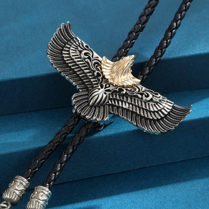 Vintage Western Eagle Necklace | Casual Boho Jewelry | Men's & Women's Pendant | Rustic Fashion Accessory | Unique Gift Idea